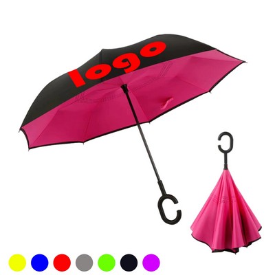 Reverse Open/close or 2 sided Umbrella